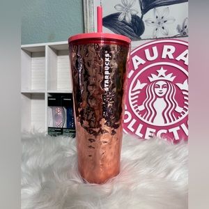 Starbucks 24oz Venti Tumbler Holiday 2019 Rose Gold New